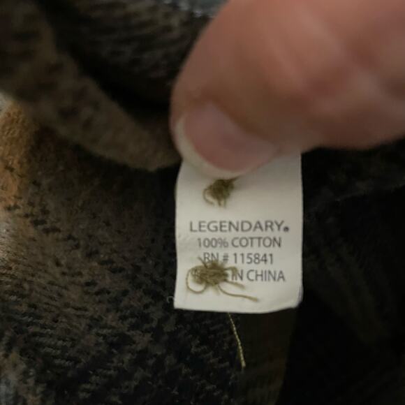 Legendary Whitetails Men’s Flannel Shacket Button Up Shirt 2XL Green Black Brown - Picture 17 of 17